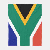 南アフリカ愛国国旗のボッケ フリースブランケット (正面)