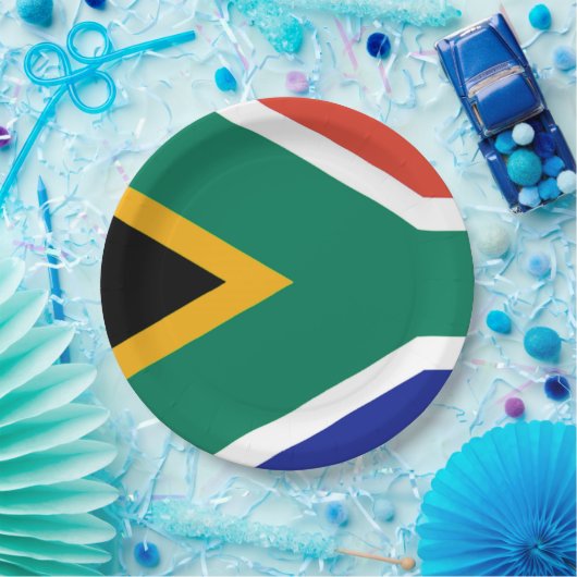 南アフリカ愛国国旗のボッケ ペーパープレート (パーティー)