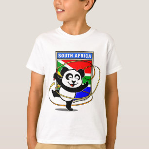南アフリカ新体操パンダ Tシャツ