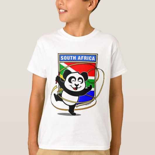 南アフリカ新体操パンダ Tシャツ (正面)