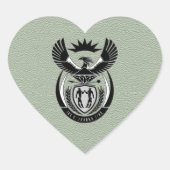 南アフリカ旅券 ハートシール (正面)