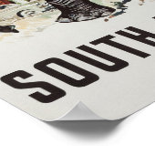 南アフリカ旅行ポスター(2) ポスター (角)