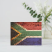 南アフリカ旧木目に関する国旗 ポストカード (スタンド正面)