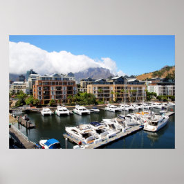 南アフリカ港湾ケープタウン ポスター