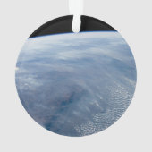 南アフリカ熱帯地方で煙が立ち昇る。 オーナメント (裏面)