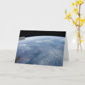 南アフリカ熱帯地方で煙が立ち昇る。 カード (黄色い花)