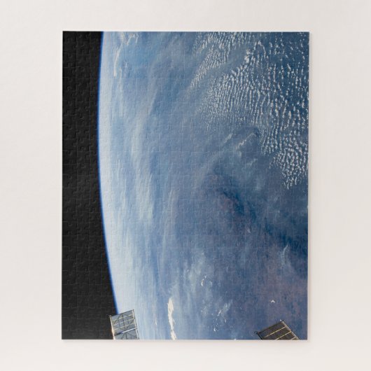 南アフリカ熱帯地方で煙が立ち昇る。 ジグソーパズル (縦)