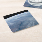 南アフリカ熱帯地方で煙が立ち昇る。 スクエアペーパーコースター (アングル)