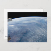 南アフリカ熱帯地方で煙が立ち昇る。 ポストカード (正面/裏面)