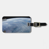 南アフリカ熱帯地方で煙が立ち昇る。 ラゲッジタグ (正面横)