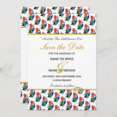 南アフリカ特別イベント結婚お祝い セーブザデート (正面/裏面)