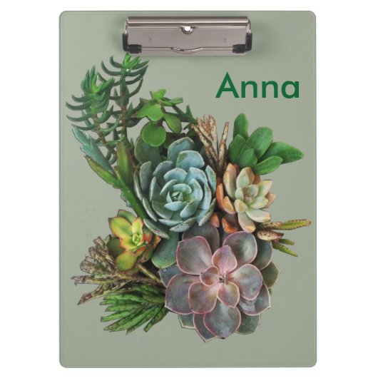 南アフリカ産の多肉植物 クリップボード (正面)