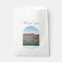 南アフリカ結婚のケープタウンありがとう写真 フェイバーバッグ
