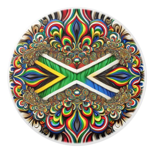 南アフリカ色のセラミックノブの引っ張り セラミックノブ (正面)