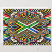 南アフリカ色のレターヘッドデザイン (正面/裏面)