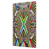 南アフリカ色の愛国的なクリップボード クリップボード (左)