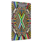 南アフリカ色の愛国的なクリップボード クリップボード (右)