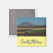 南アフリカ農村景観山景山景磁石 マグネット (正面/裏面)