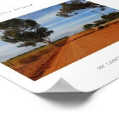 南アフリカ道路景観旅行ポスター ポスター (角)