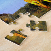 南アフリカ野生動物写真コラージュ ジグソーパズル (側面)