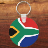 南アフリカ魚目国旗のキーチェーン キーホルダー (正面)