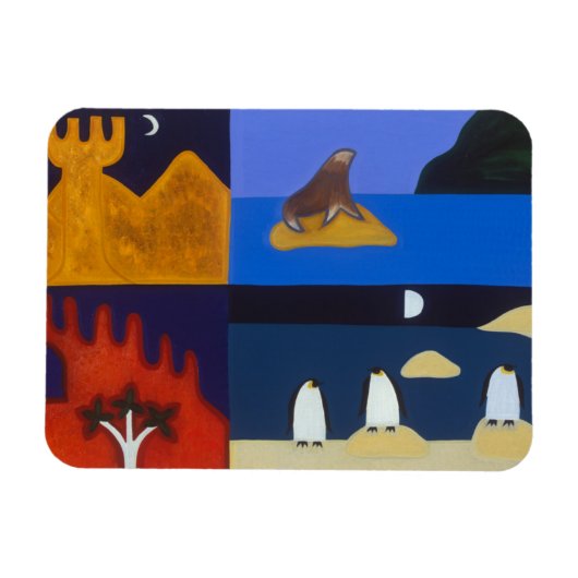 南アフリカ2006年 マグネット (横)