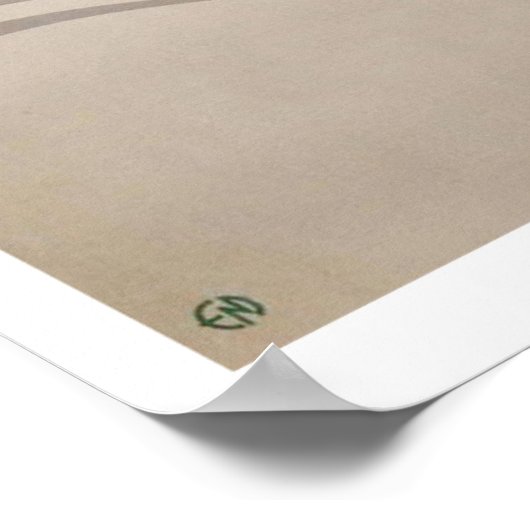 南アフリカ、アフリカ人女性、ヴィンテージ航空旅行 ポスター (角)