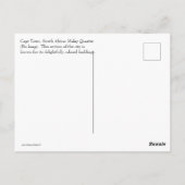 南アフリカ，カッテタウン ポストカード (裏面)