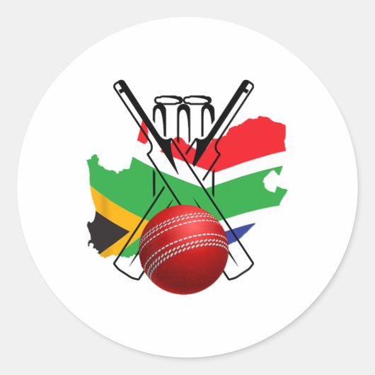 南アフリカ クリケット T20 ニューヨーク ラウンドシール (正面)