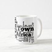 南アフリカ,ケープタウン コーヒーマグカップ (正面右)