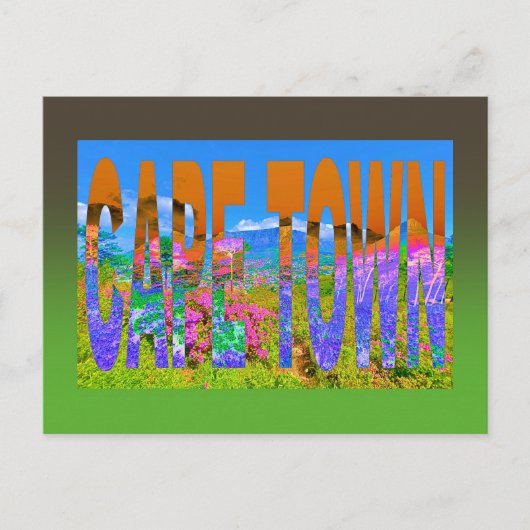 南アフリカ ケープタウン ポストカード (正面)