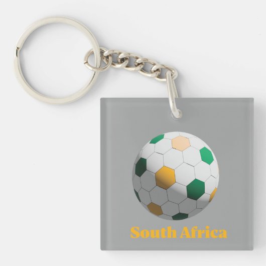 南アフリカ サッカー キーホルダー (正面)