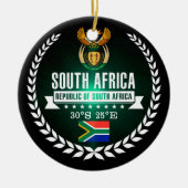 南アフリカ セラミックオーナメント (正面)