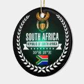 南アフリカ セラミックオーナメント (左)
