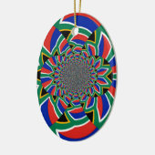 南アフリカ セラミックオーナメント (左)