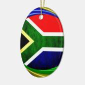 南アフリカ セラミックオーナメント (左)