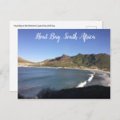 南アフリカ、ハウト湾、西ケープ シーズンポストカード (正面/裏面)