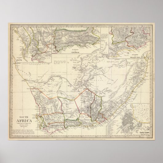 南アフリカ ポスター (正面)