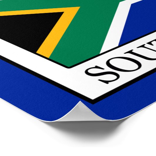 南アフリカ ポスター (角)