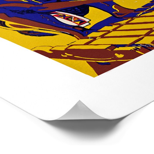 南アフリカ ポスター (角)