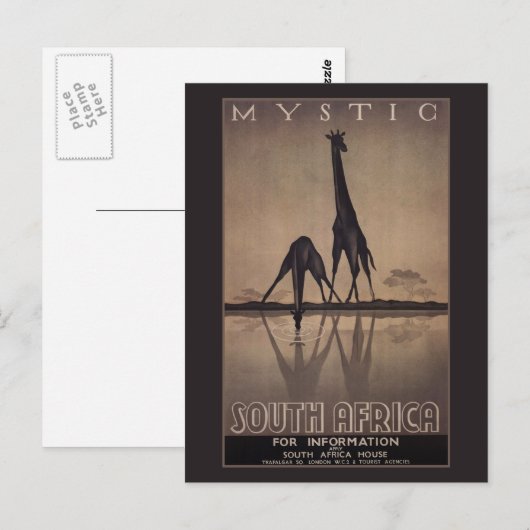 南アフリカ ポストカード (正面/裏面)