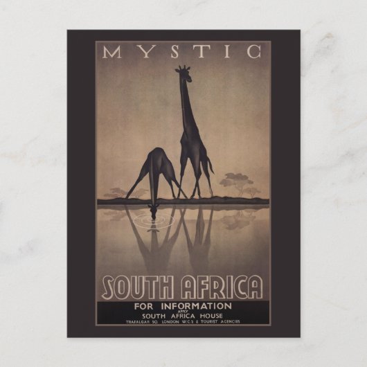 南アフリカ ポストカード (正面)