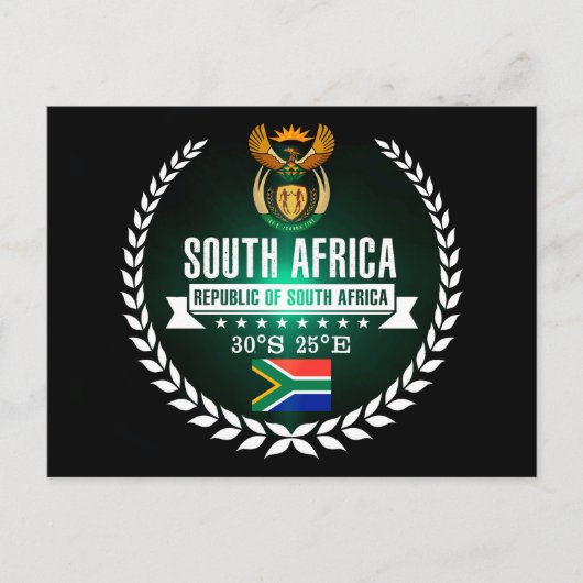 南アフリカ ポストカード (正面)