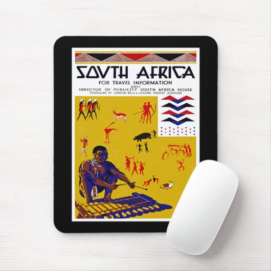 南アフリカ マウスパッド (マウス)