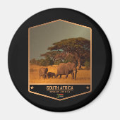 南アフリカ マグネット (正面)