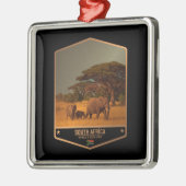 南アフリカ メタルオーナメント (左)