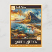 南アフリカ |ヴィンテージ絵画ー ポストカード (正面)