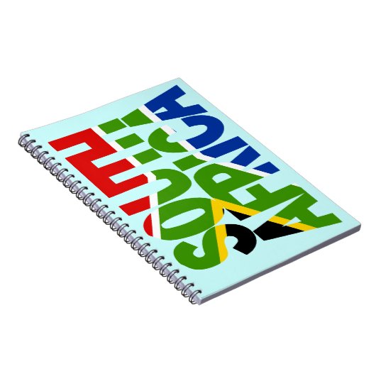 南アフリカ+国旗 ノートブック (右側)