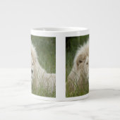 南アフリカ、東ロンドン、Inkwenkwezi Private ジャンボコーヒーマグカップ (正面)