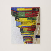 南アフリカ、西ケープ、セントジェームス。カラフル ジグソーパズル (縦)